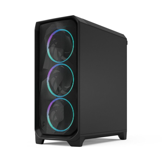 Корпус E-ATX (до 277 мм) без БЖ, чорний, RGB, затемнене скло, Meshify 3 Black RGB TG Light Tint FRACTAL DESIGN Meshify 3 Black RGB TG LT (FD-C-MES3A-06)