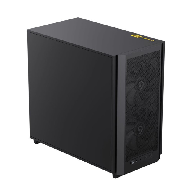 Корпус Micro ATX без блока живлення, чорний, Mini Tower , M-ATX(200mm), Mini ITX GAMEMAX F36 Dark