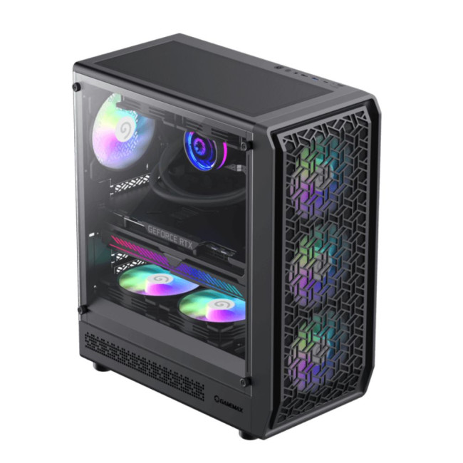 Корпус Tower E-ATX без блока живлення , загартоване склоEATX(280mm Max.),ATX,M-ATX,ITX GAMEMAX Forge AB