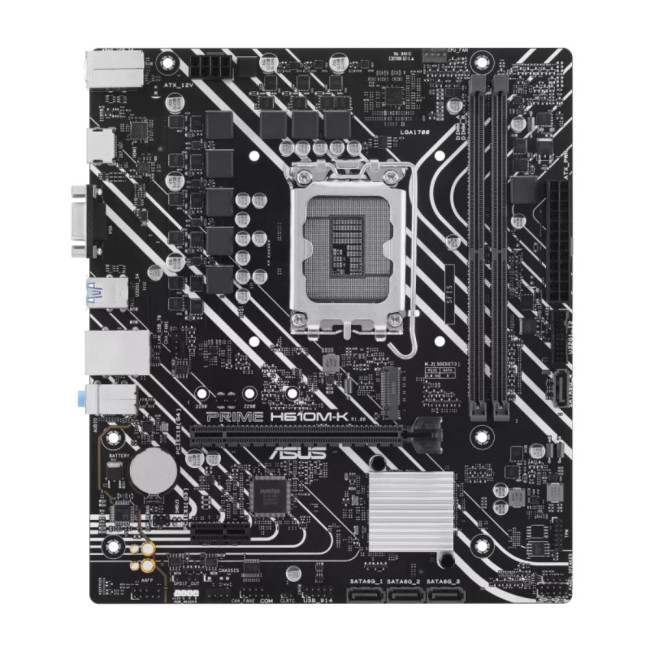 материнська плата s1700/2DDR5/VGA/HDMI/2PCIe/4SATA/1M.2 ASUS PRIME H610M-K