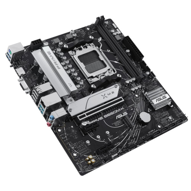 материнська плата sAM5/2DDR5/VGA/HDMI/3PCIe/2M.2/4SATA/LAN2.5Gb ASUS PRIME B650M-K