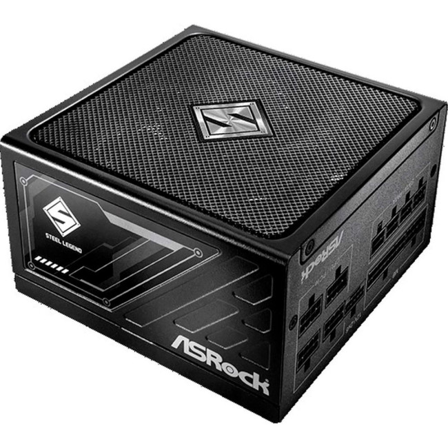 Блок живлення 750W, 80 Pluse GOLD, PCIe 5.1 & ATX3.1 Ready, Fully Modular, 135mm Fan ASROCK SL-750G