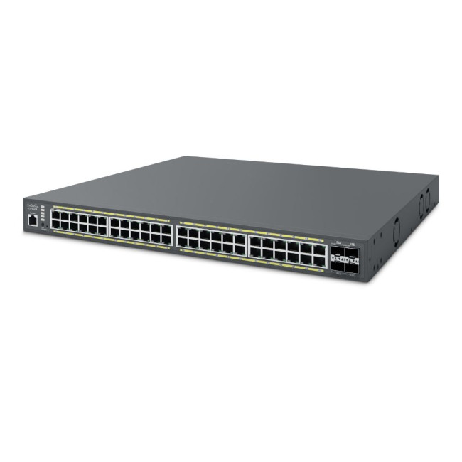 Комутатор 48xGbE + 4x10Gb SFP+ L2+ 740W Cloud ENGENIUS ECS1552FP (1402A0109328)