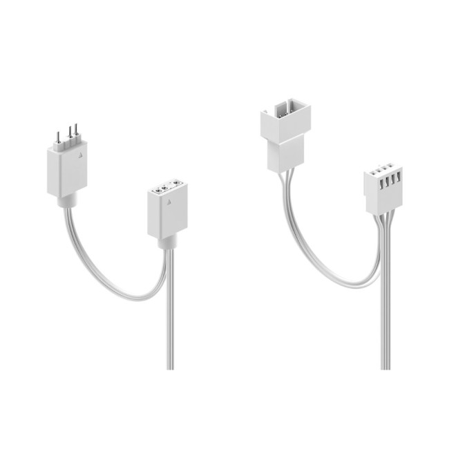 Вентилятор для корпусу 120 мм, білий, RGB PWM Aspect 12 RGB PWM White Frame FRACTAL DESIGN Aspect 12 RGB PWM White Frame (FD-F-AS1-1209)