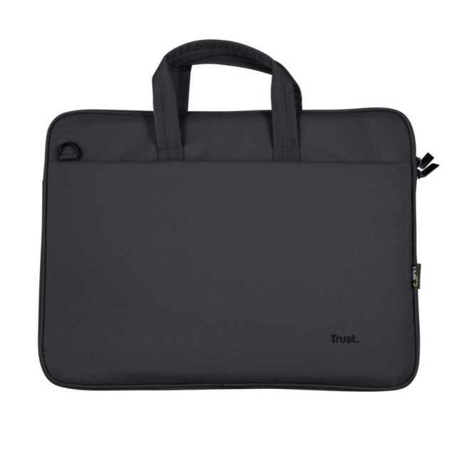 сумка для ноутбуку Bologna Slim Laptop Bag 16 inch Eco - black TRUST Bologna Slim Bag 16 black (24447)