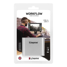 Кардрідер USB 3.2 Gen1 Workflow 5G USB-A and USB-C miniHub KINGSTON WFS-USB