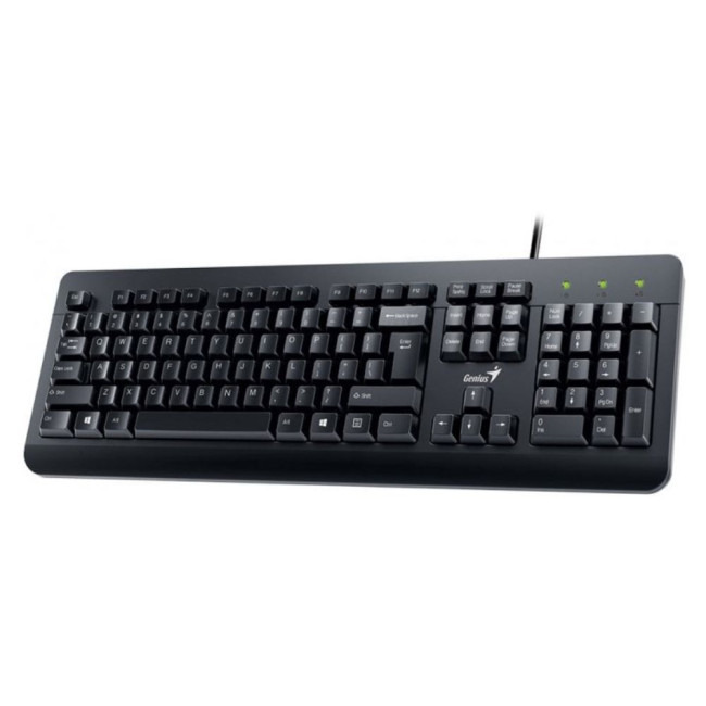 набiр миша+клавiатура дротовий USB Black UKR GENIUS KM-160 (31330001419)
