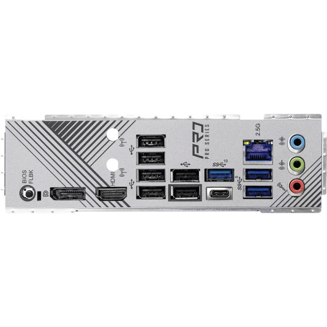 Mатеринська плата sAM5 AMD B650 HDMI/DP 3xM.2 4xDDR5 2 2.5GbE LAN ATX ASROCK B650 PRO RS