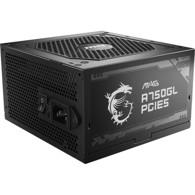 Блок живлення MSI ATX 750W MAG A750GL PCIE5, EU, 750W, Fully-Modular, 80 Plus Gold, Color Box MSI MAG A750GL PCIE5
