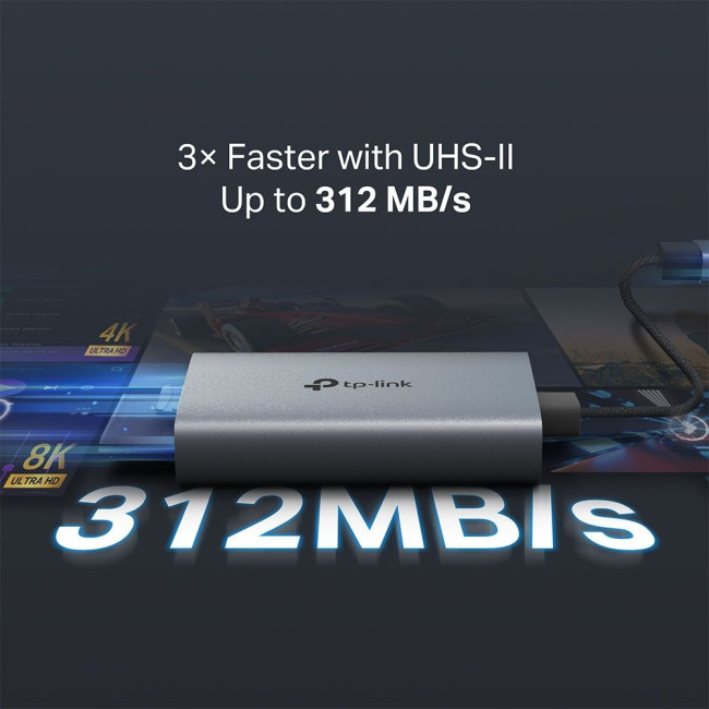 Кардрідер USB 3.0 Type-C до SD & microSD 4.0, TP-L ink, UA440C TP-LINK UA440C