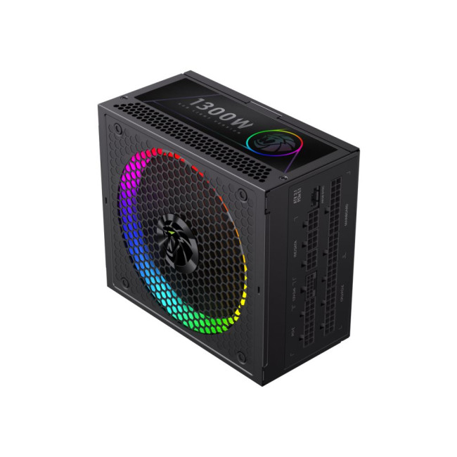 Блок живлення ATX 3.1 & PCIe5.1_ 1300W, 80+ Platinum,RGB Smart  fan 140mm,fully modular ,Japanese 10 GAMEMAX RGB PRO 1300P