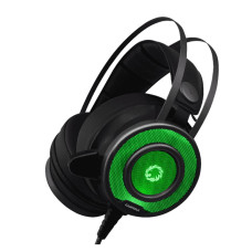 Навушники з мікрофоном HG200 3.5mmX2+USB, 108 dB, 32 Ohm, 20-20.000Hz, ⌀50mm, cable 2.5m GAMEMAX G200