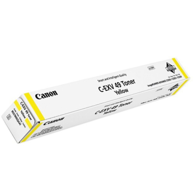 Тонер жовтий CANON C-EXV49 toner yellow(19K) (8527B002AA)
