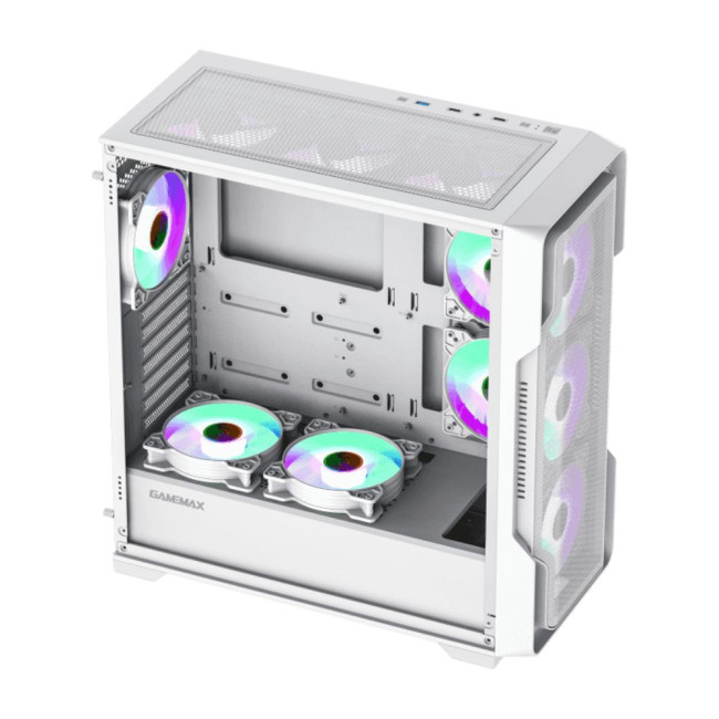 Корпус Tower E-ATX без блока живлення , закалене скло GAMEMAX Siege WT