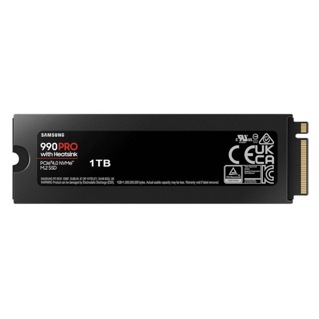 накопичувач Samsung SSD 990 PRO 1TB PCIe 4.0 M.2 (NVMe) HS SAMSUNG 990 PRO 1TB PCIe MZ-V9P1T0CW