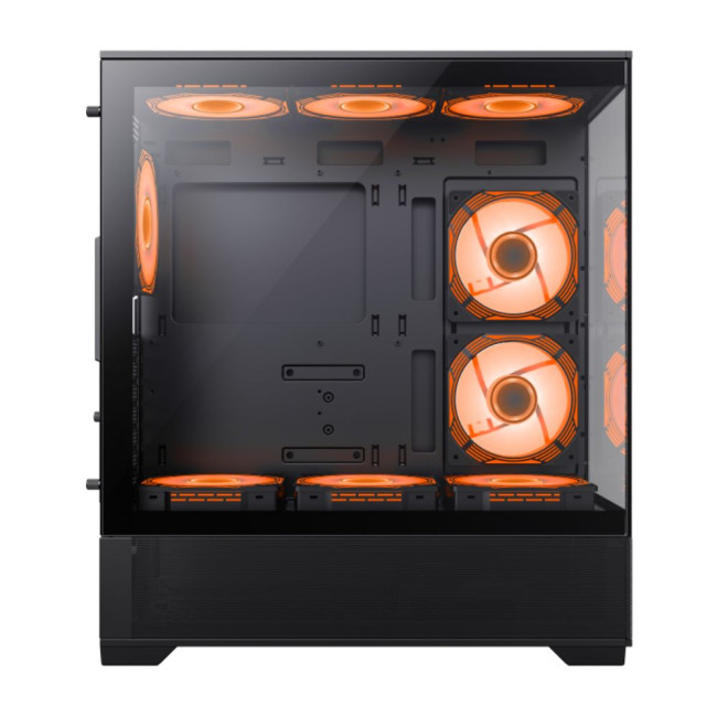 Корпус комп'ютерний Midi ATX без блока живлення, E-ATX, ATX, M-ATX, ITX, Tempered Glass, Mesh GAMEMAX Vista AB