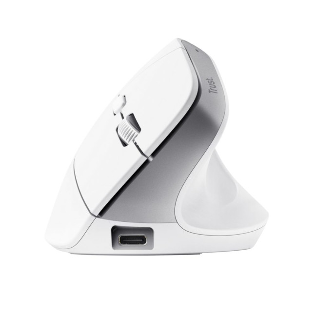 Миша бездротова Bayo+ Multidevice Ergonomic Wireless Mouse White 2400 dpi TRUST Bayo+ Mouse white (25399)