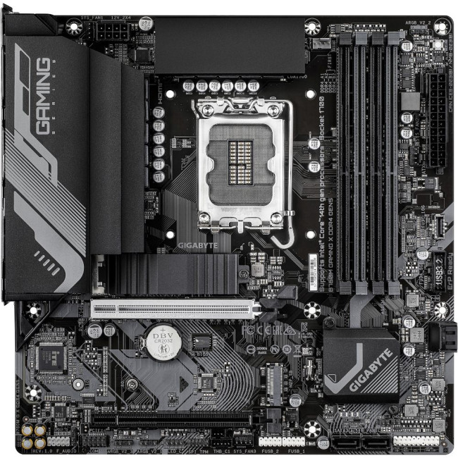 Mатеринська плата s1700 Intel B760 HDMI/DP 2xM.2 2.5GbE LAN mATX GIGABYTE B760M GAMING X DDR4 GEN5