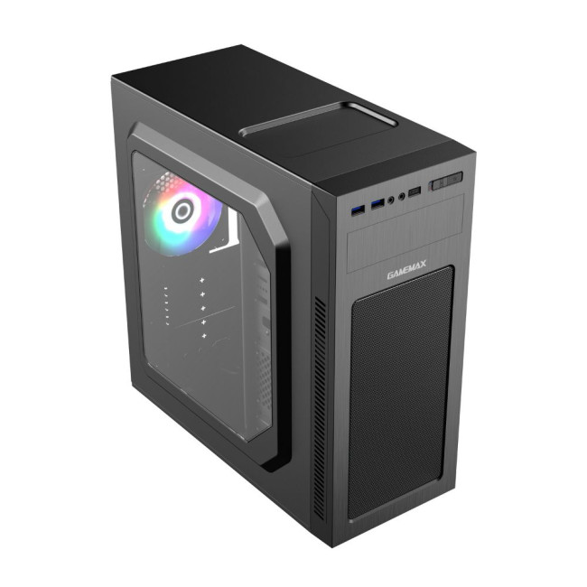 Корпус комп'ютерний Midi Tower без блока живлення ATX, Micro ATX, Mini ITX;2usb 3.0+1Type-C GAMEMAX MT525-2U3TYC-NP