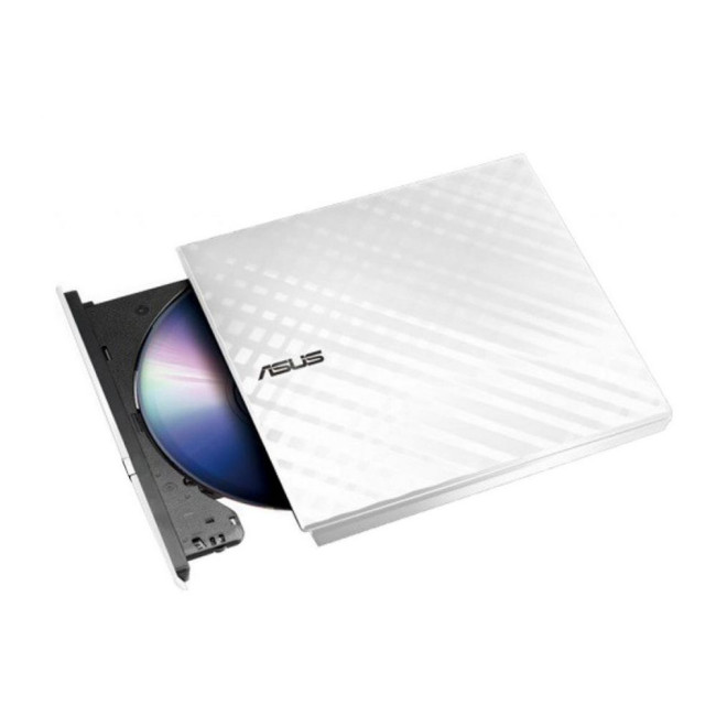 привід DVD+-R/RW SLIM зовнішній USB 2.0 ASUS SDRW-08D2S-U LITE/WHITE/ASUS