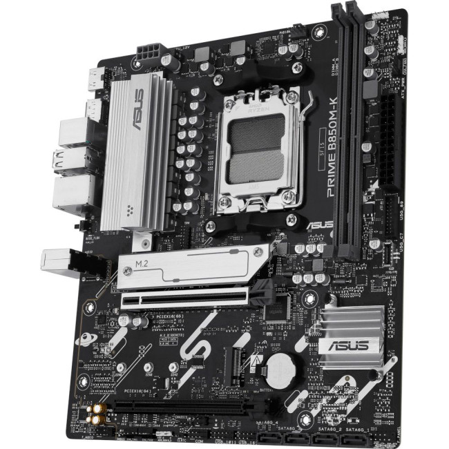 материнська плата sAM5/2DDR5/HDMI/DP/2PCIe/2M.2/4SATA/LAN2.5Gb ASUS PRIME B850M-K