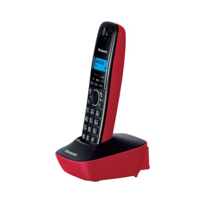 Радіотелефон DECT (червоний) PANASONIC KX-TG1611UAR