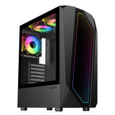 Корпус ATX без блока живлення , закалене скло-ATX,ITX,VGA Card Length 330 mm,CPU Cooler Height GAMEMAX Time Bandit