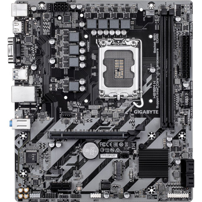 Mатеринська плата s1851 Intel H810 HDMI/VGA  1xM.2 GbE LAN mATX GIGABYTE H810M H