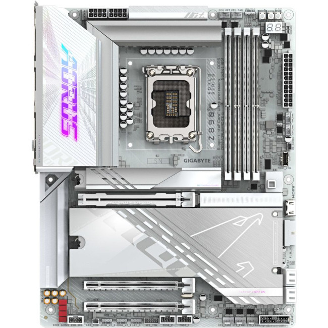 Mатеринська плата s1851 Intel Z890 HDMI/2xTB4(USB4-C)  5xM.2 5GbE LAN ATX GIGABYTE Z890 AORUS PRO ICE