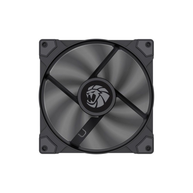 Кулер для корпусу 140 мм, 4pin(M/F), 600~1400 rpm, MAX-30dB, PWM, чорний GMX-14WFBK-PWM GAMEMAX GMX-14WFBK-PWM