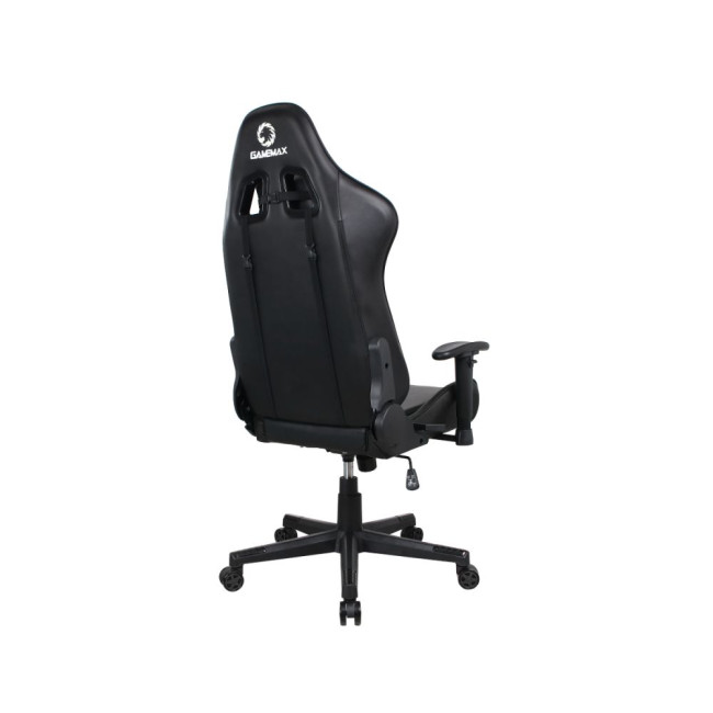 Геймерське крісло Gamemax GCR09 Black чорного кольору, зручне, ергономічне GAMEMAX GCR09 Black