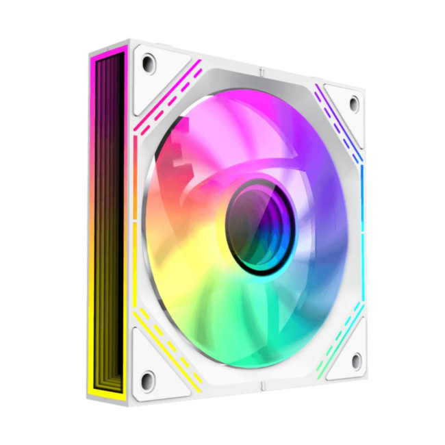 Кулери для корпусу КІТ 3х120мм,4pin(M/F)/3pin(M/F), ARGB, PWM, білий, FN12A-S3I-W GAMEMAX FN12A-S3I-W