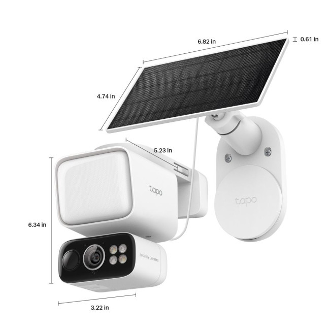 Камера відеоспостереження з сонячною батареєю  TP-Link, Tapo C615F KIT TP-LINK Tapo C615F KIT