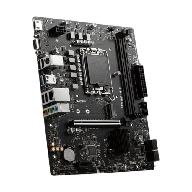 Материнська плата s1700/2DDR5/VGA/HDMI/2PCIe/4SATA/1M.2 MSI PRO H610M-E