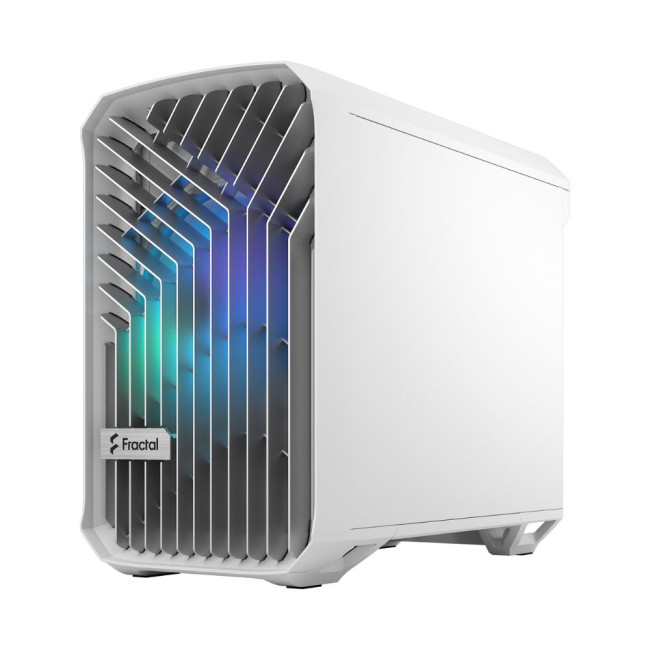 Корпус mini-ITX без БЖ, білий, скло Torrent Nano RGB White TG Clear FRACTAL DESIGN Torrent Nano RGB White TG clea (FD-C-TOR1N-05)