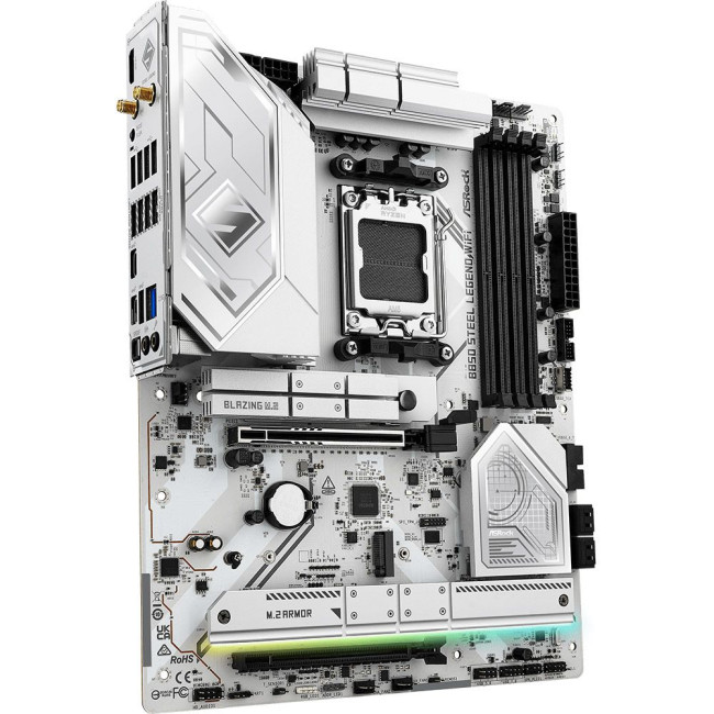 Mатеринська плата sAM5 AMD B850 4xDDR5 HDMI 4xM.2 2.5GbE LAN ATX ASROCK B850 STEEL LEGEND WIFI