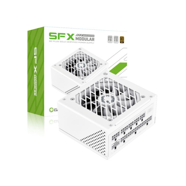 Блок живлення SFX 650W, 80plus Gold,fan 120mm, fully modular 3.42 standardOPP, OVP, UVP, OCP, OTP, S GAMEMAX GS-650G White