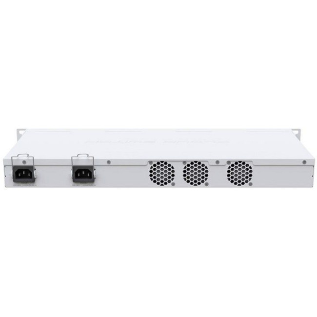 Комутатор 2x40G QSFP+, 24x10G SFP+, 1xLAN for management, Dual Boot, 1U, Dual redundant PSU MIKROTIK CRS326-24S+2Q+RM