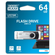 Флеш пам'ять 64GB UTS2 Black 20R/5W USB 2.0 GOODRAM UTS2-0640K0R11
