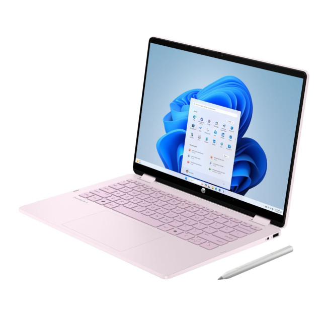 ноутбук 14_2KTI/C5-120U/16/512/Intel HD/DOS/BL/Powder Pink HP OmniBook 5 Flip 14-fp0040ua (D8ZB8EA)