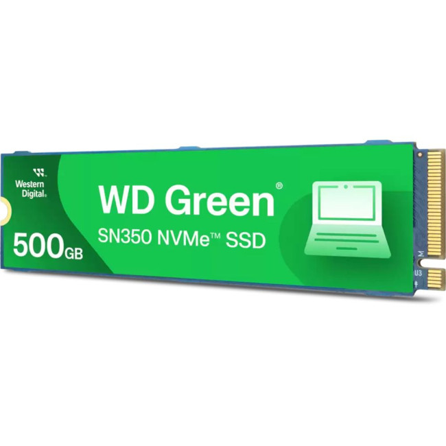 Жорсткий диск SSD WD Green 500Gb SN350 NVMe WESTERN DIGITAL WDS500G2G0C 500Gb SN350 Green