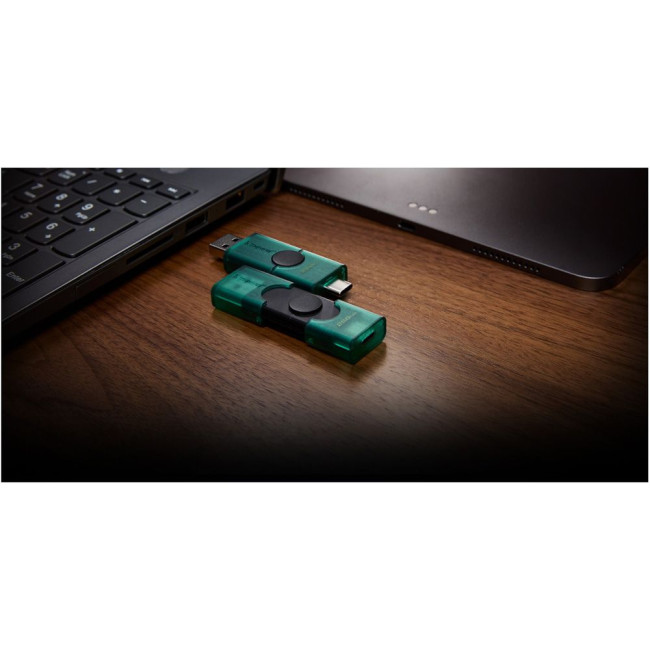 Флеш пам'ять 128GB USB-A + USB-C 3.2 Gen 1 DataTraveler DuoG2 KINGSTON DTDEG2/128GB