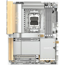 Mатеринська плата sAM5 AMD X870E 2xHDMI/2xUSB4 Type-C 4xM.2 2x5GbE LAN ATX GIGABYTE X870E AERO X3D WOOD