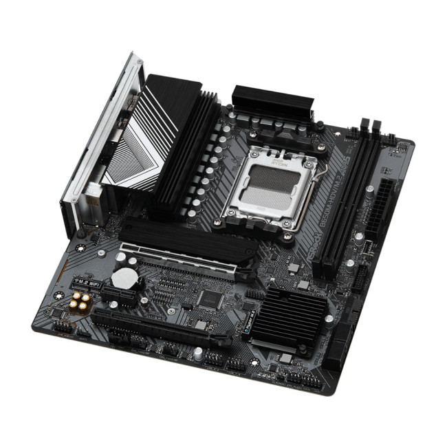 Mатеринська плата sAM5 AMD B650 HDMI/DP 3xM.2 2xDDR5 2.5GbE LAN mATX ASROCK B650M-HDV/M.2