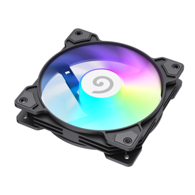Кулер для корпусу 120 мм, 4pin(M/F)/3pin(M/F), ARGB, PWM, чорна рамка FN12A-S5 GAMEMAX FN12A-S5