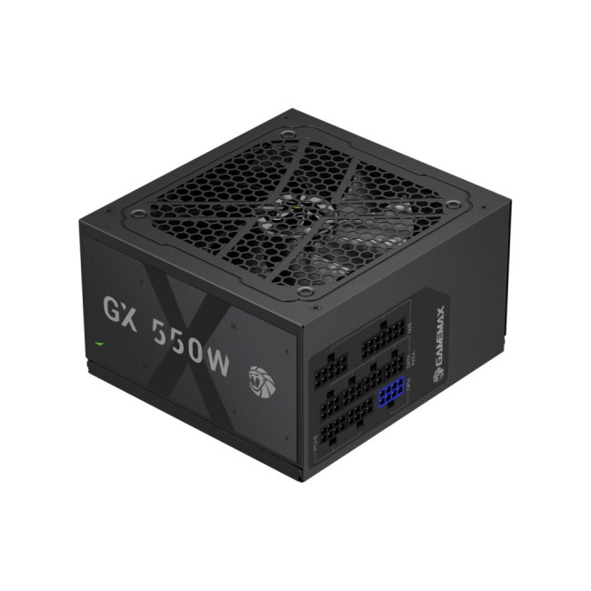 Блок живлення ATX 550W, 80+ Gold, 120mm Ultra Silent Fan, modular OVP / UVP/ SIP / OCP/ OLP/ OPP/ SC GAMEMAX GX 550GF
