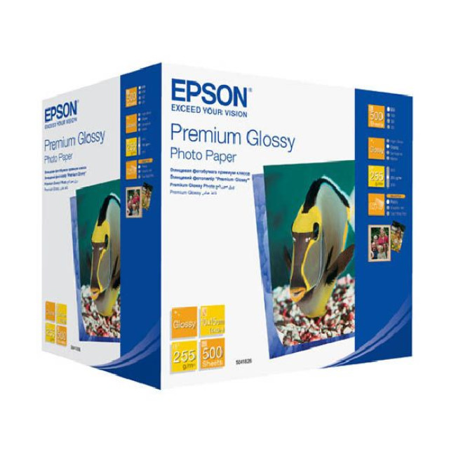 Папір преміум глянець 500 арк. EPSON 10x15 Premium Gl.Paper(500sh) (C13S041826)