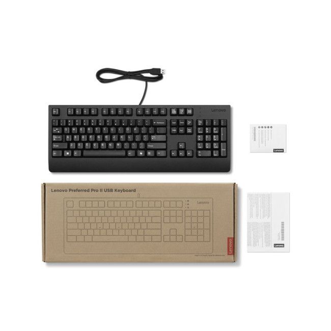 Клавіатура Lenovo Preferred Pro II USB Keyboard UA LENOVO Preferred Pro II USB KB UA (4Y41R64624)
