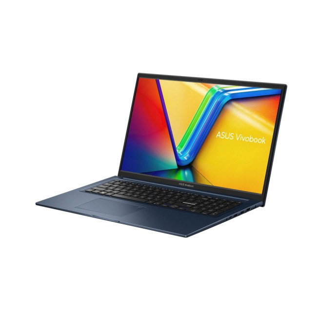 ноутбук 17.3FIM/U300/16/512/Intel UHD/DOS/BL/Quiet Blue ASUS X1704VA-AU662 (90NB10V2-M00SL0)
