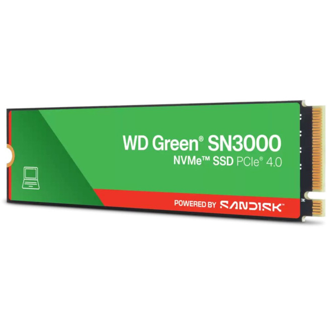 Жорсткий диск WD Green SN3000 500GB NVMe WESTERN DIGITAL WDS500G4G0E